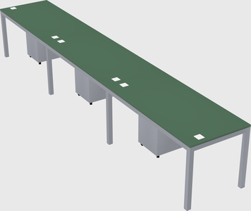 Rectangular desk