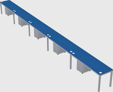 Rectangular desk