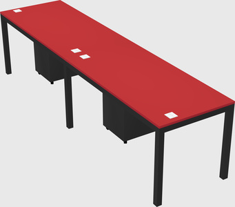 Rectangular desk
