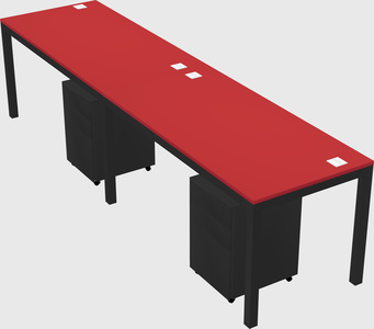 Rectangular desk