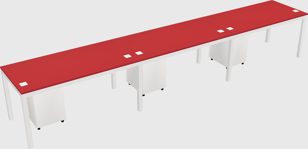 Rectangular desk