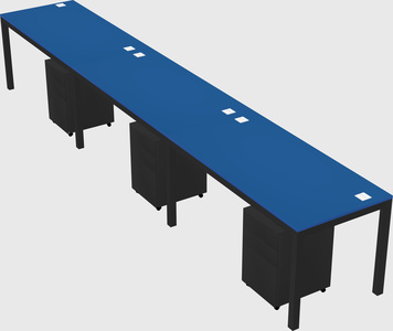 Rectangular desk