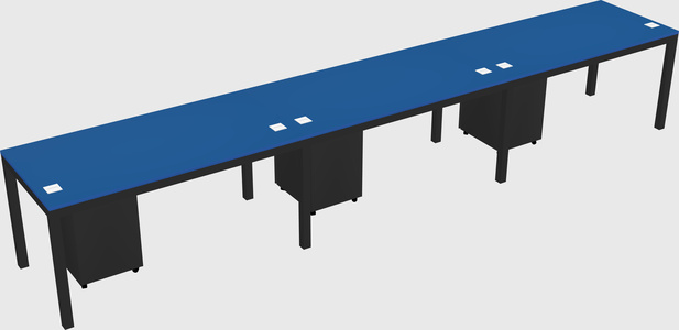 Rectangular desk