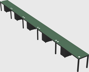Rectangular desk