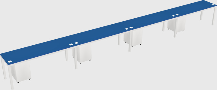 Rectangular desk