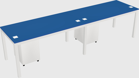 Rectangular desk