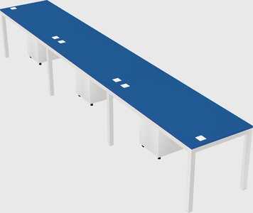 Rectangular desk