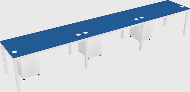 Rectangular desk
