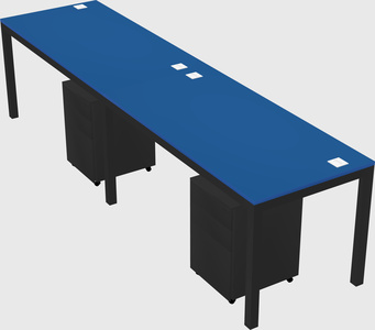 Rectangular desk