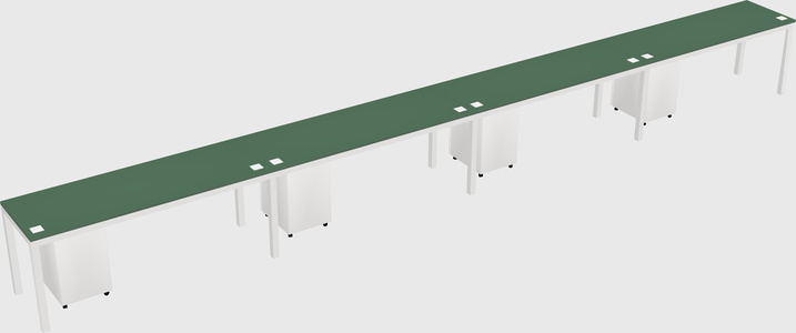 Rectangular desk
