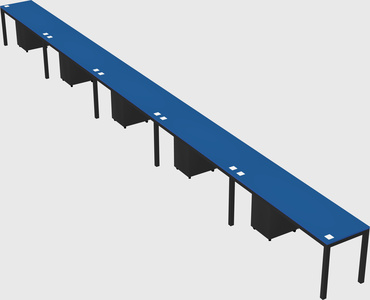 Rectangular desk