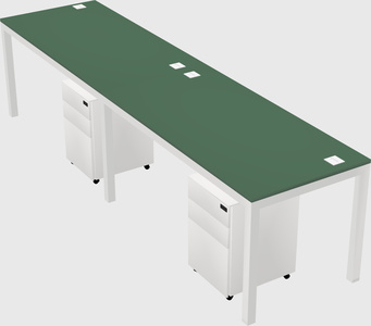 Rectangular desk