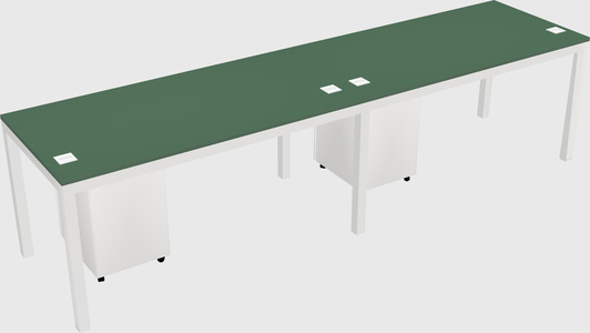 Rectangular desk