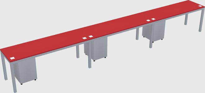Rectangular desk
