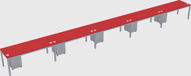 Rectangular desk