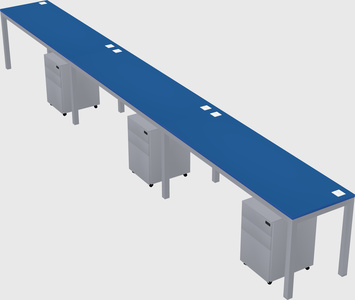 Rectangular desk