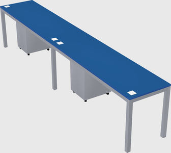 Rectangular desk