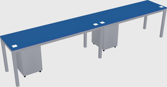 Rectangular desk