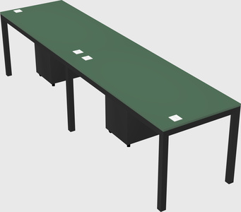 Rectangular desk