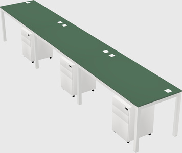 Rectangular desk