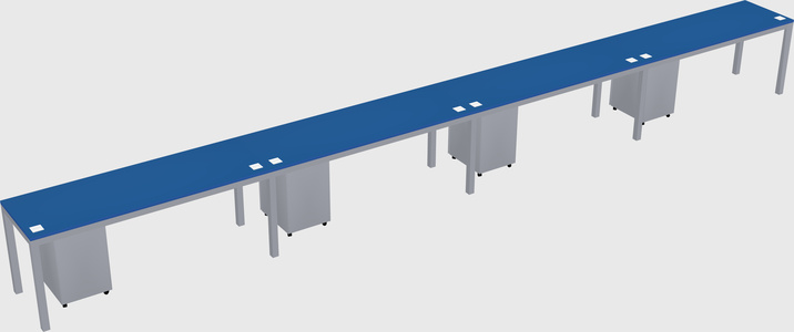 Rectangular desk