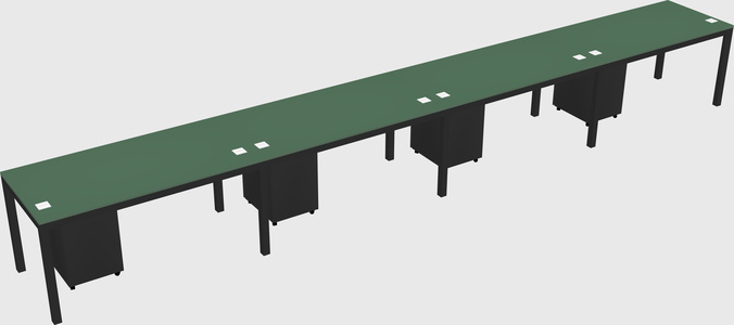 Rectangular desk