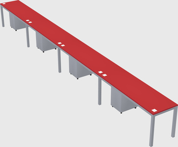 Rectangular desk