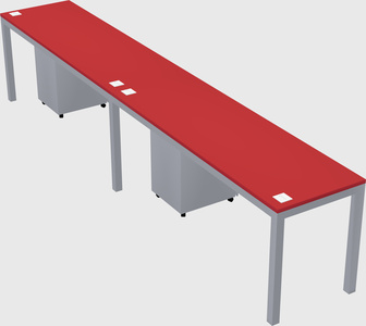 Rectangular desk