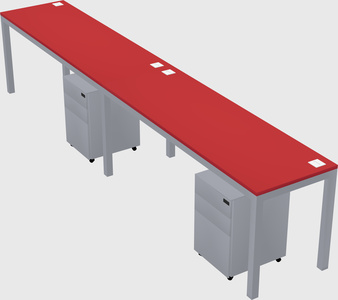 Rectangular desk