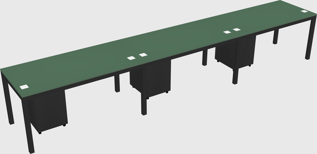 Rectangular desk