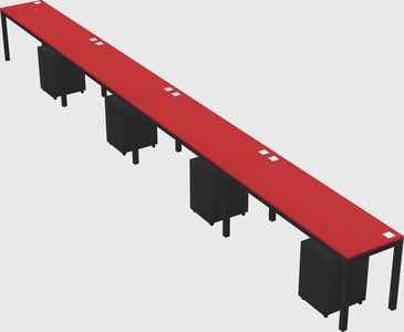 Rectangular desk