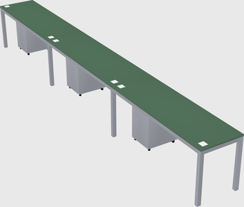 Rectangular desk
