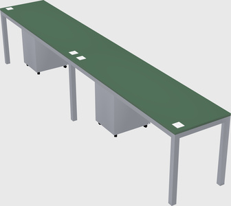 Rectangular desk