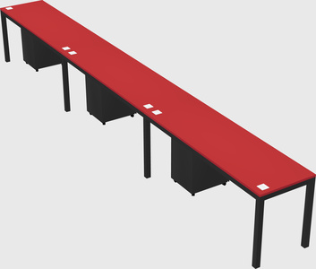 Rectangular desk