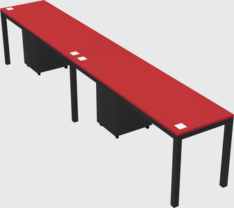 Rectangular desk