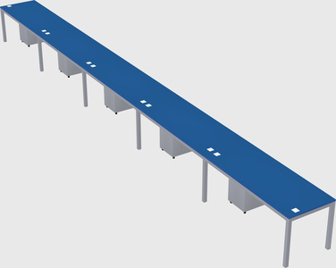 Rectangular desk