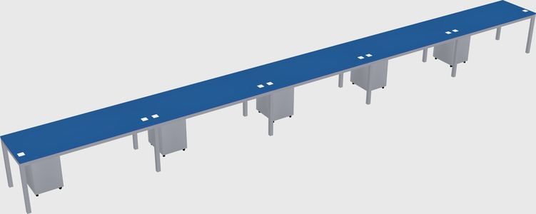Rectangular desk