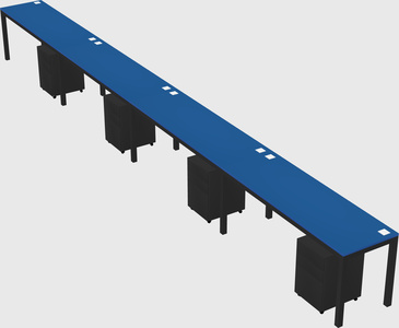 Rectangular desk