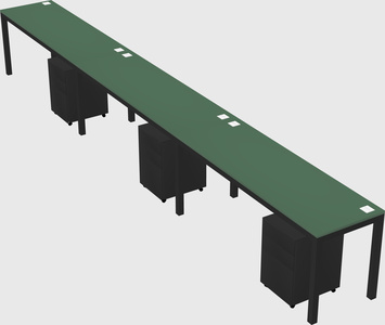 Rectangular desk