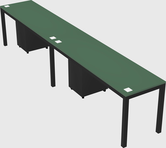 Rectangular desk