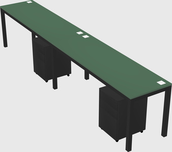 Rectangular desk
