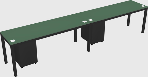 Rectangular desk