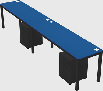 Rectangular desk