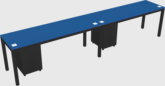 Rectangular desk
