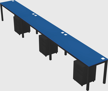Rectangular desk