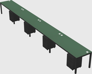 Rectangular desk