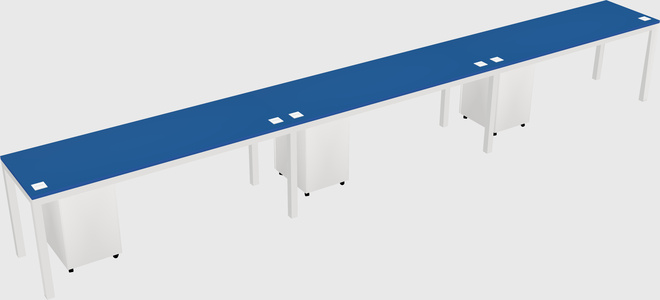 Rectangular desk