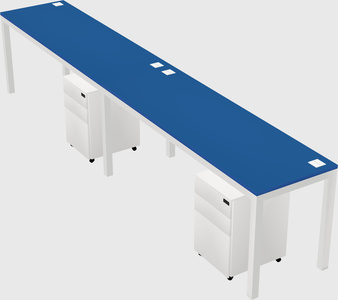 Rectangular desk