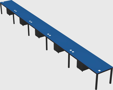Rectangular desk