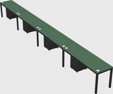 Rectangular desk